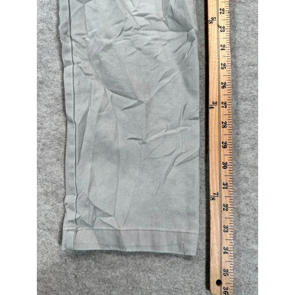 Wonder Nation Chino Pants Boys 14 Gray Cotton Stretch Flat Front Casual Wear